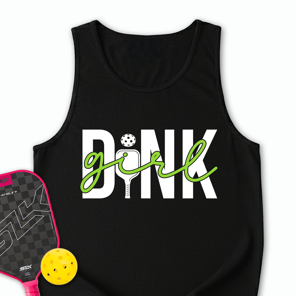 Dink Girl T-Shirt Tank Top - Picklechillz
