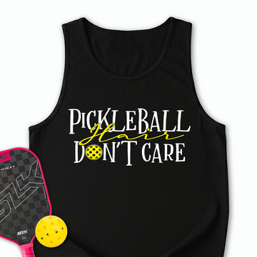 Pickleball Hair, Don’t Care v1 Tank Top - Picklechillz
