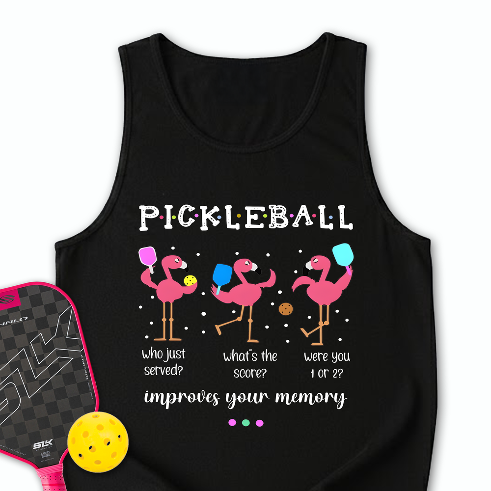 Pickleball Who Just Served? What's The Score? Tank Top - Picklechillz