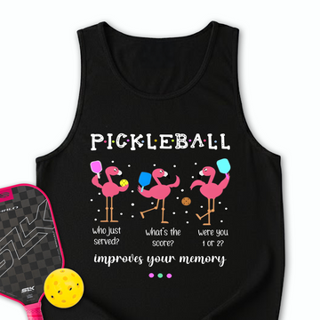 Pickleball Who Just Served? What's The Score? Tank Top - Picklechillz