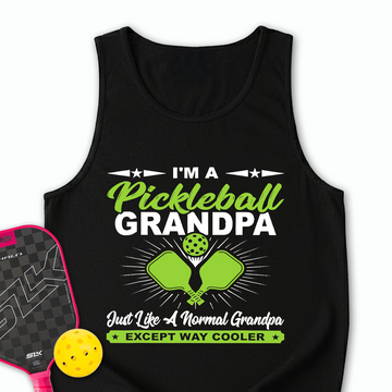 I'm A Pickleball Grandpa Just Like A Normal Grandpa Except Way Cooler Tank Top - Picklechillz