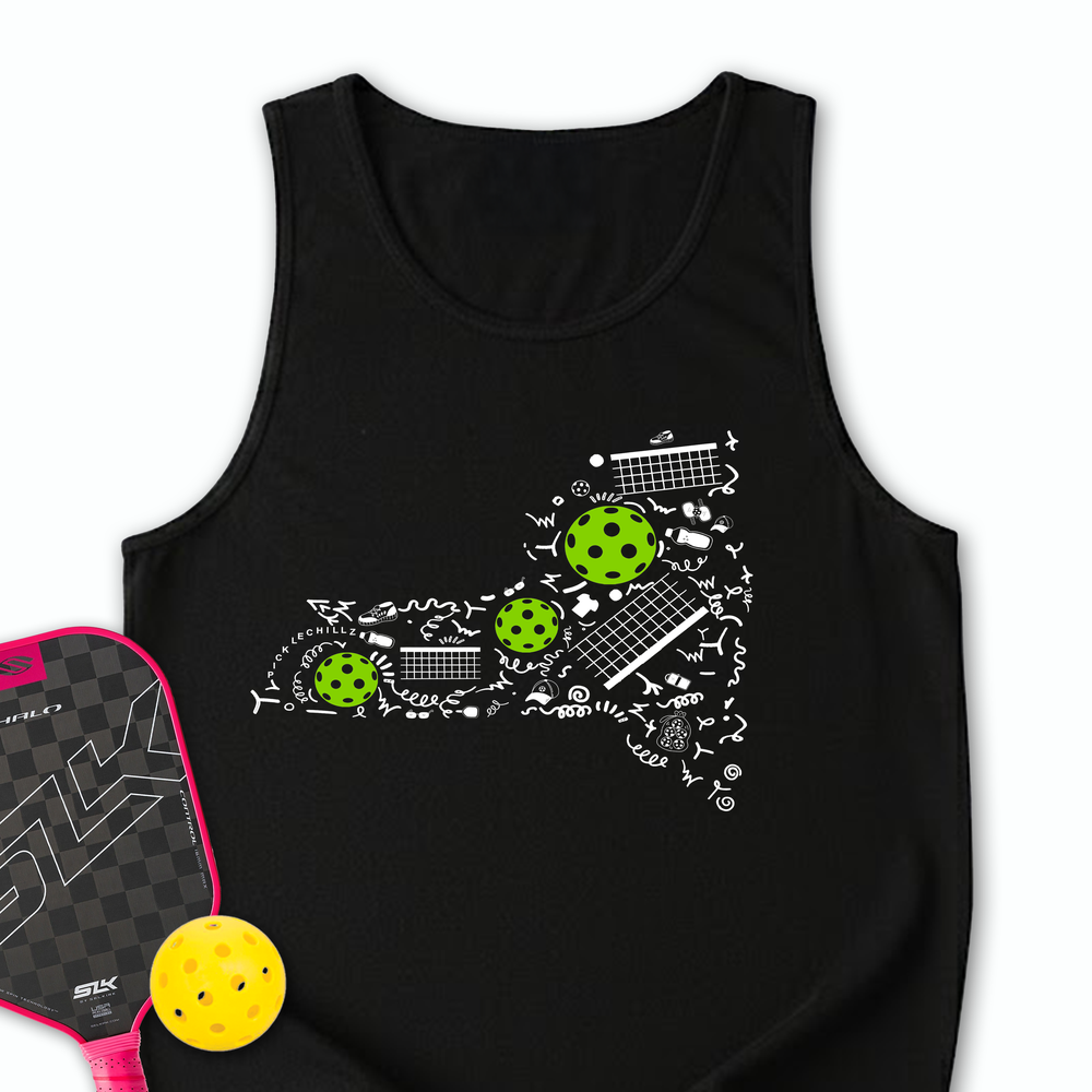 New York Pickleball Map Tank Top - Picklechillz