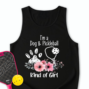 Dog Lover Pickleball Player Tank Top - Picklechillz