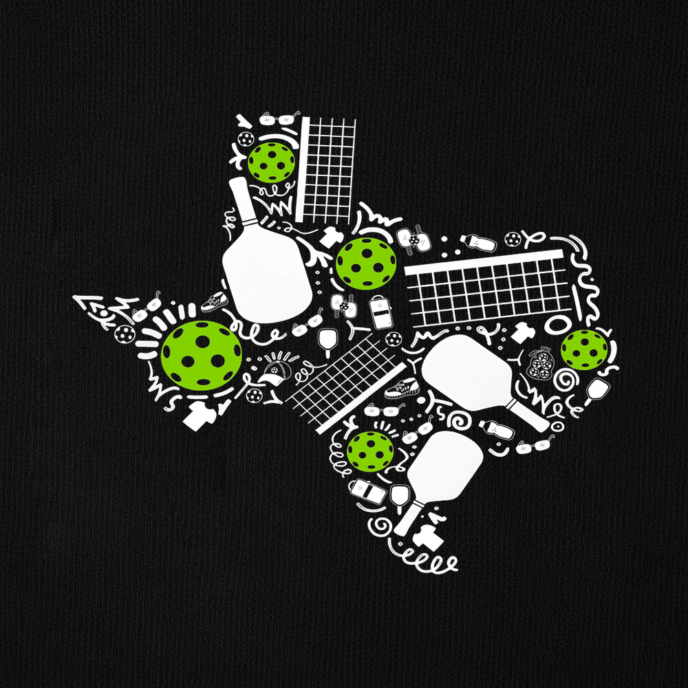 Texas Pickleball Map Sweatshirt - Picklechillz