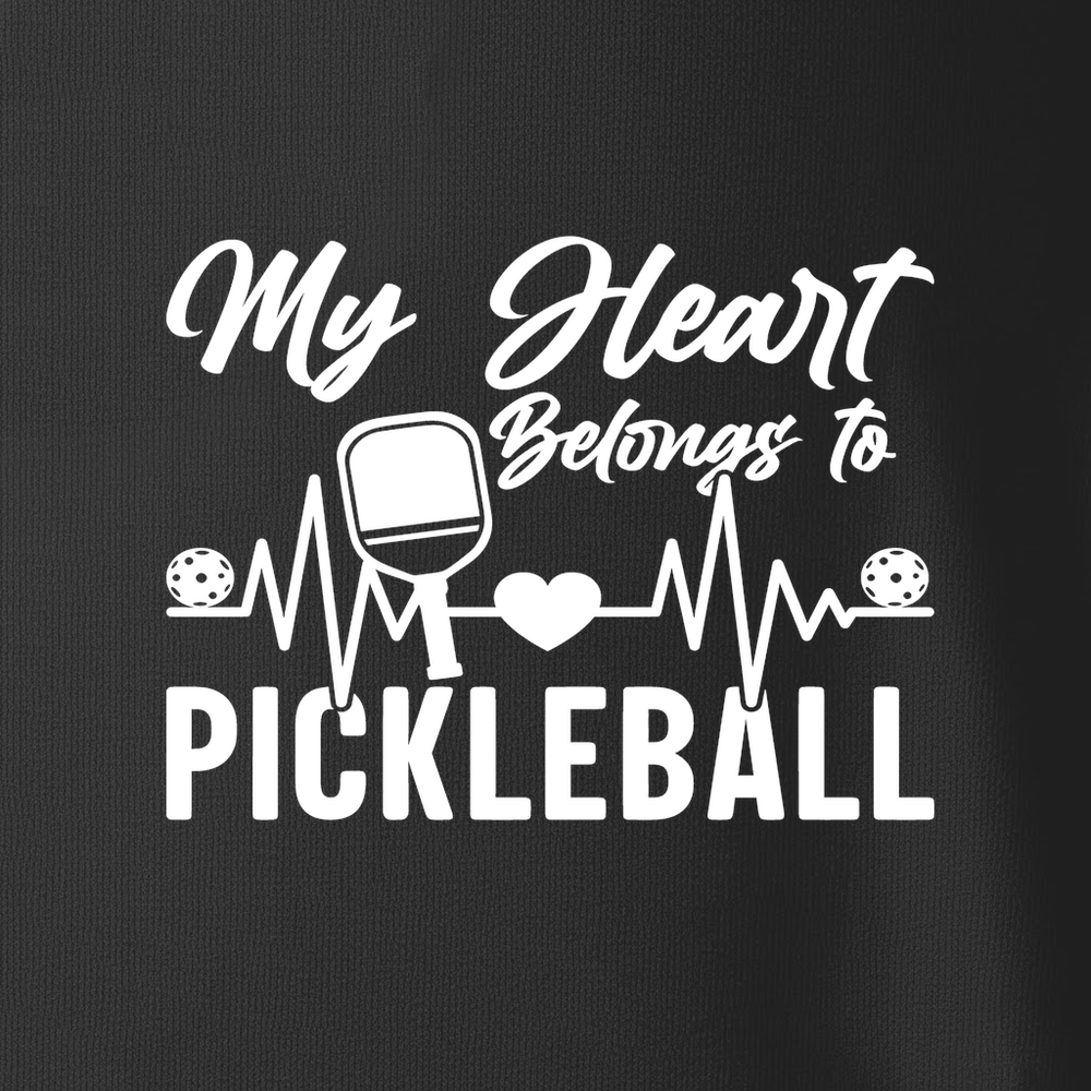 My Hearts Belongs To Pickleball Long Sleeve - Picklechillz