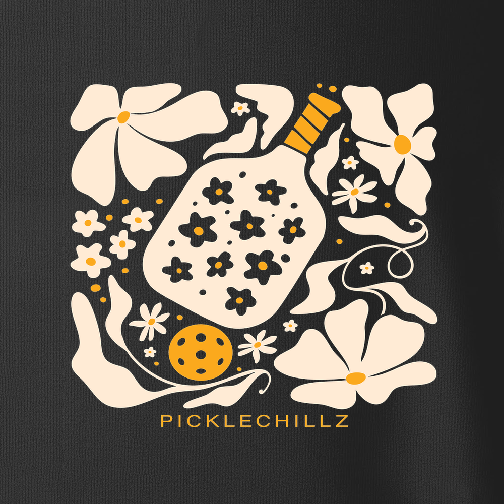 Boho Flower Pickleball v2 Long Sleeve - Picklechillz