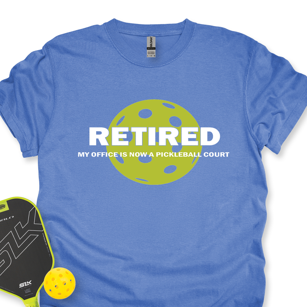 Retired My Office Is Now A Pickleball Court Unisex T-Shirt - Picklechillz