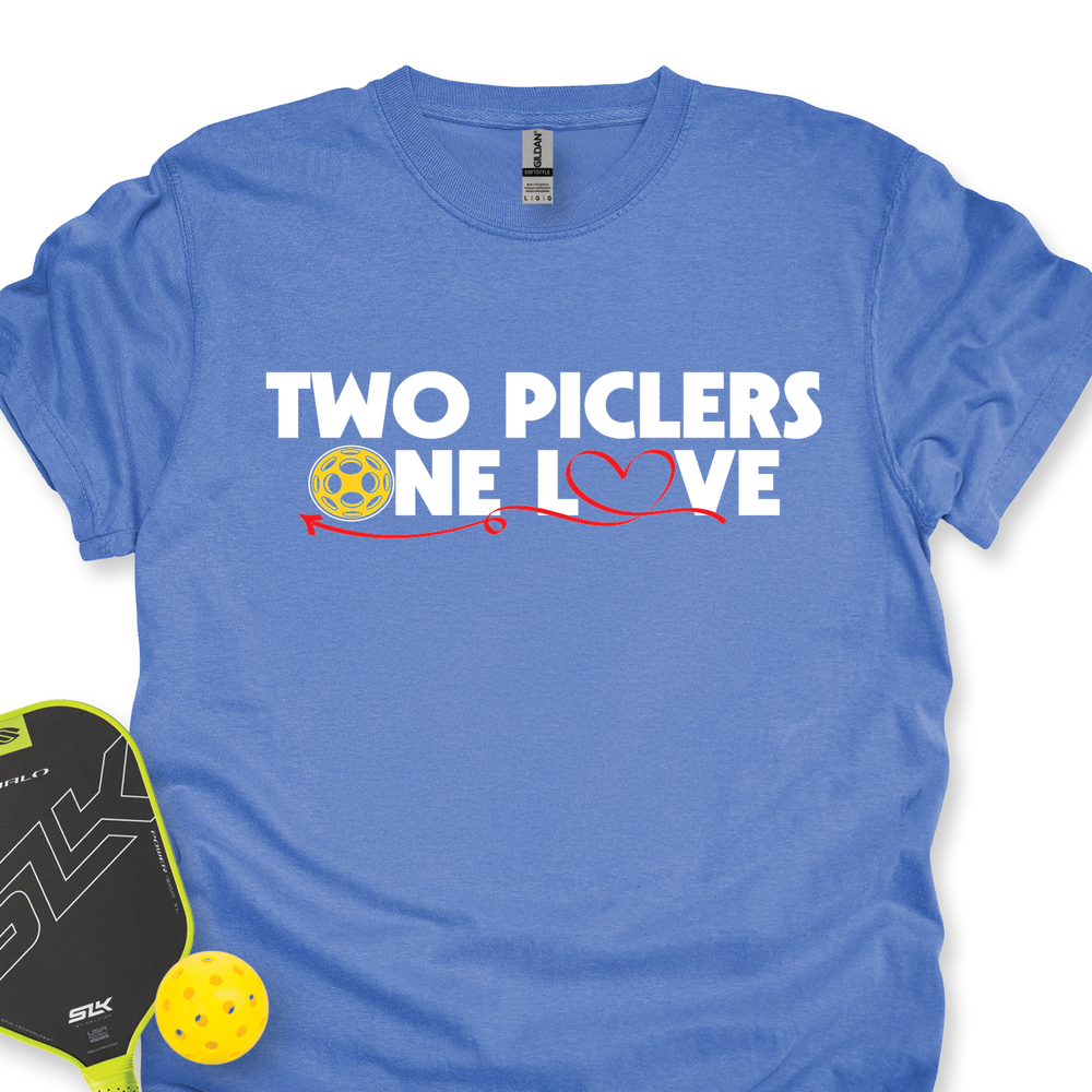 Two Picklers, One Love for Her Unisex T-Shirt - Picklechillz