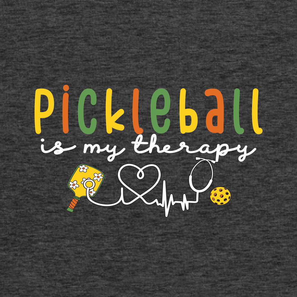 Pickleball Is My Therapy Cute Tank Top - Picklechillz