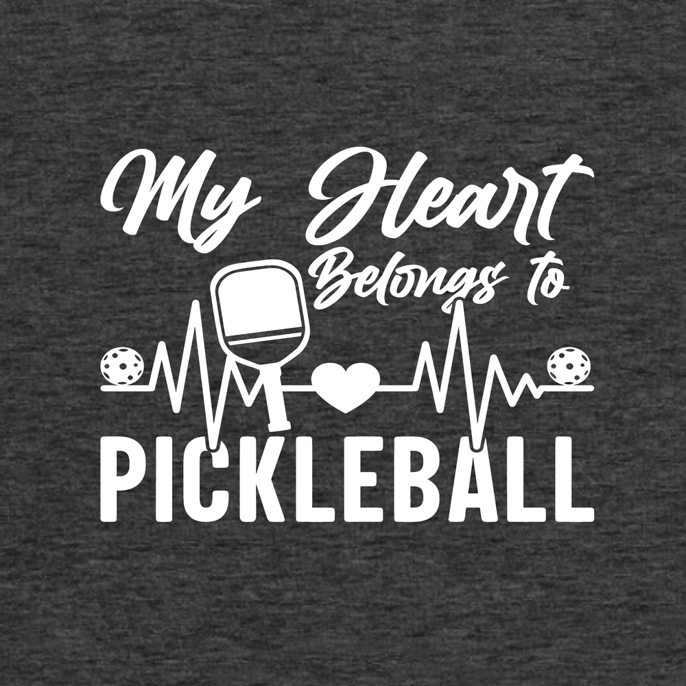 My Hearts Belongs To Pickleball Tank Top - Picklechillz