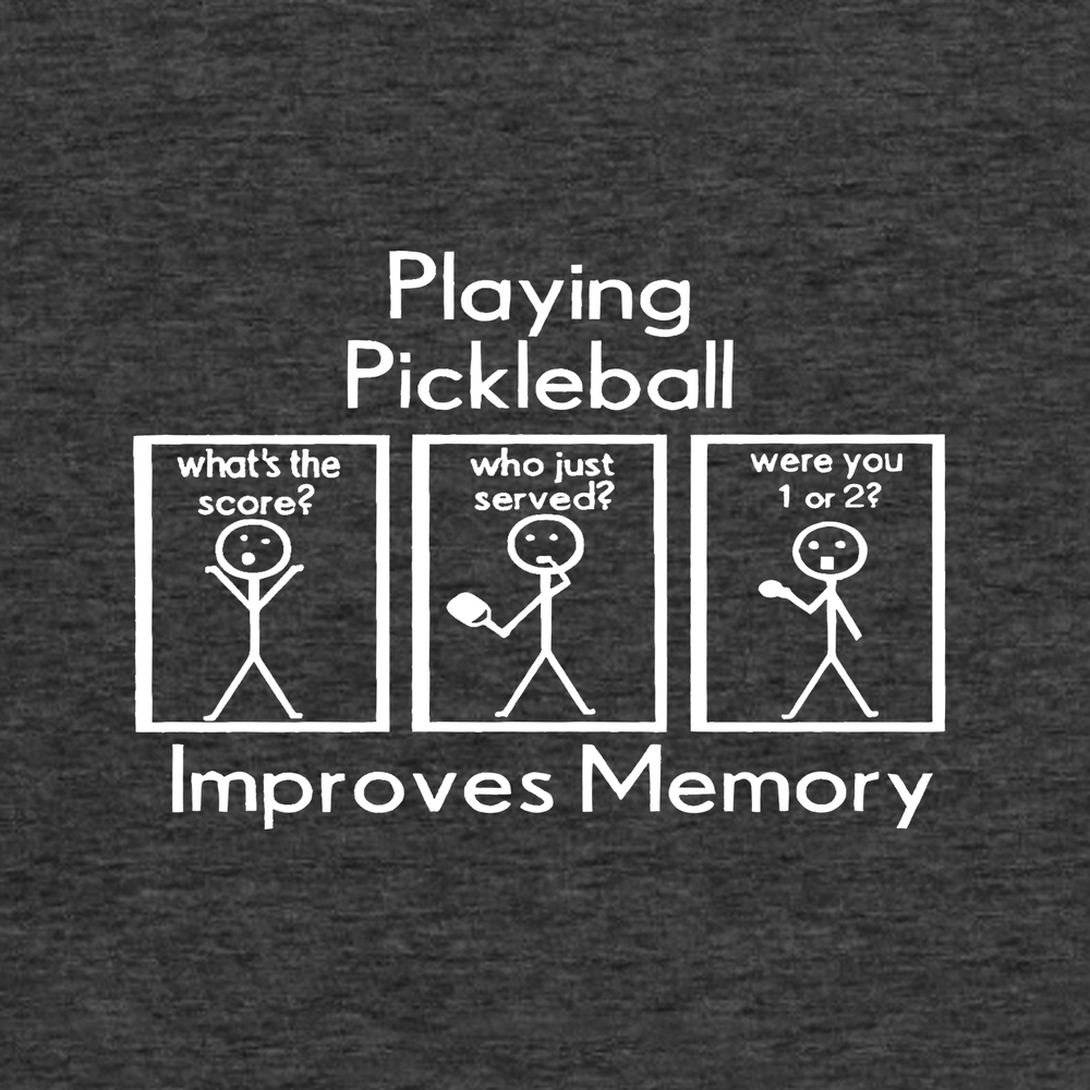 Playing Pickleball Improves Memory Tank Top - Picklechillz