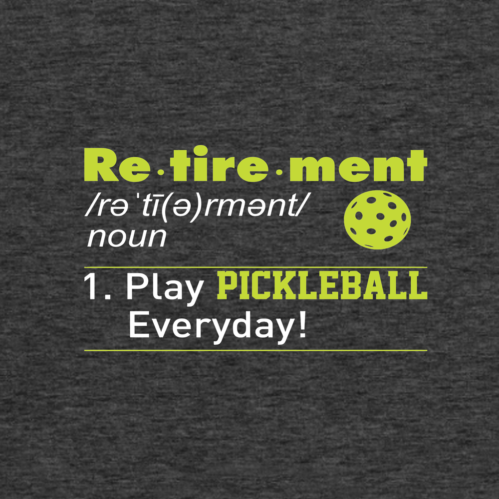 Pickleball Retirement Define Tank Top - Picklechillz