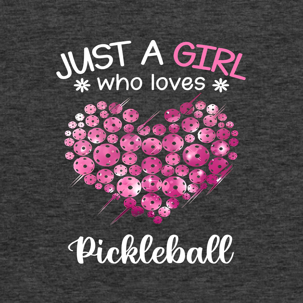 Just a Girl Who Loves Pickleball Tank Top - Picklechillz