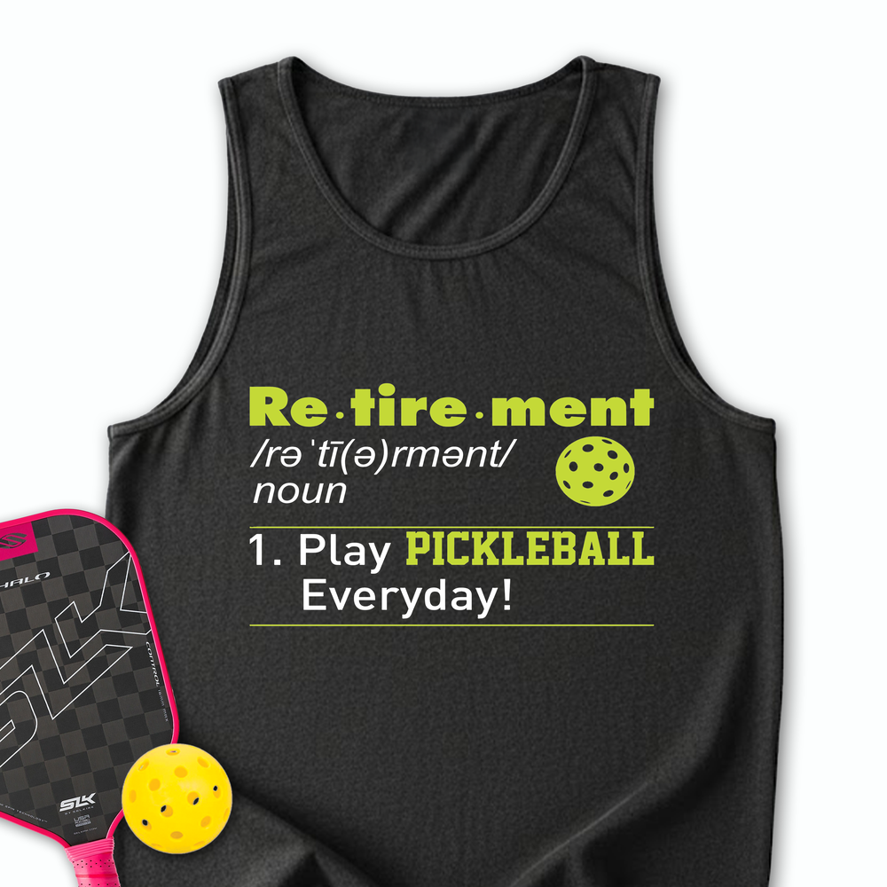 Pickleball Retirement Define Tank Top - Picklechillz
