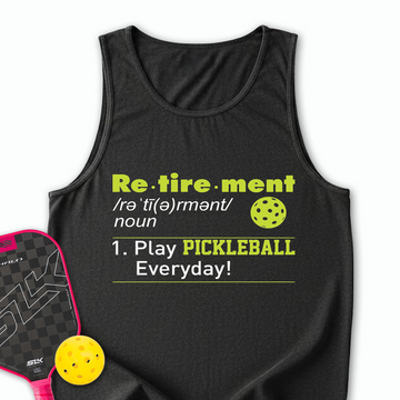 Pickleball Retirement Define Tank Top - Picklechillz