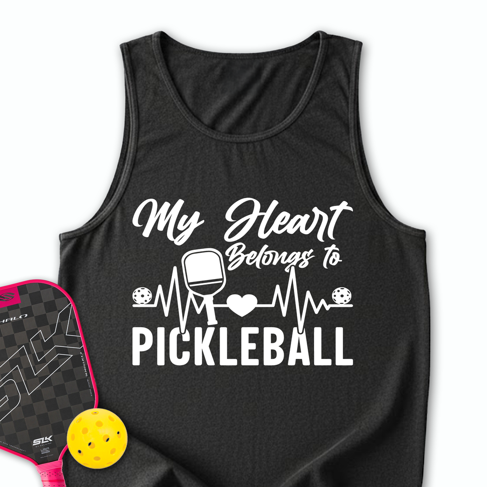 My Hearts Belongs To Pickleball Tank Top - Picklechillz