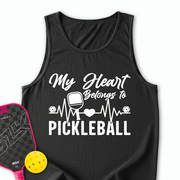 My Hearts Belongs To Pickleball Tank Top - Picklechillz