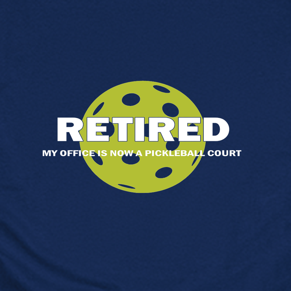 Retired My Office Is Now A Pickleball Court Unisex T-Shirt - Picklechillz