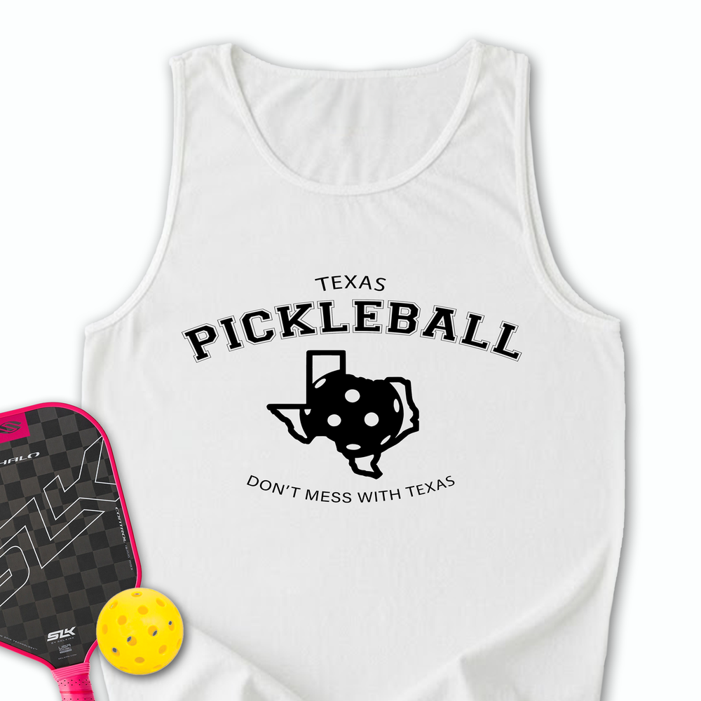 Don't Mess With Texas Pickleball Tank Top - Picklechillz