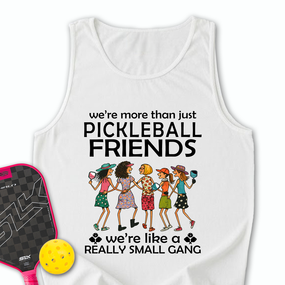 Funny Team 5 Pickleball Friends Pickleball Gang  Tank Top - Picklechillz