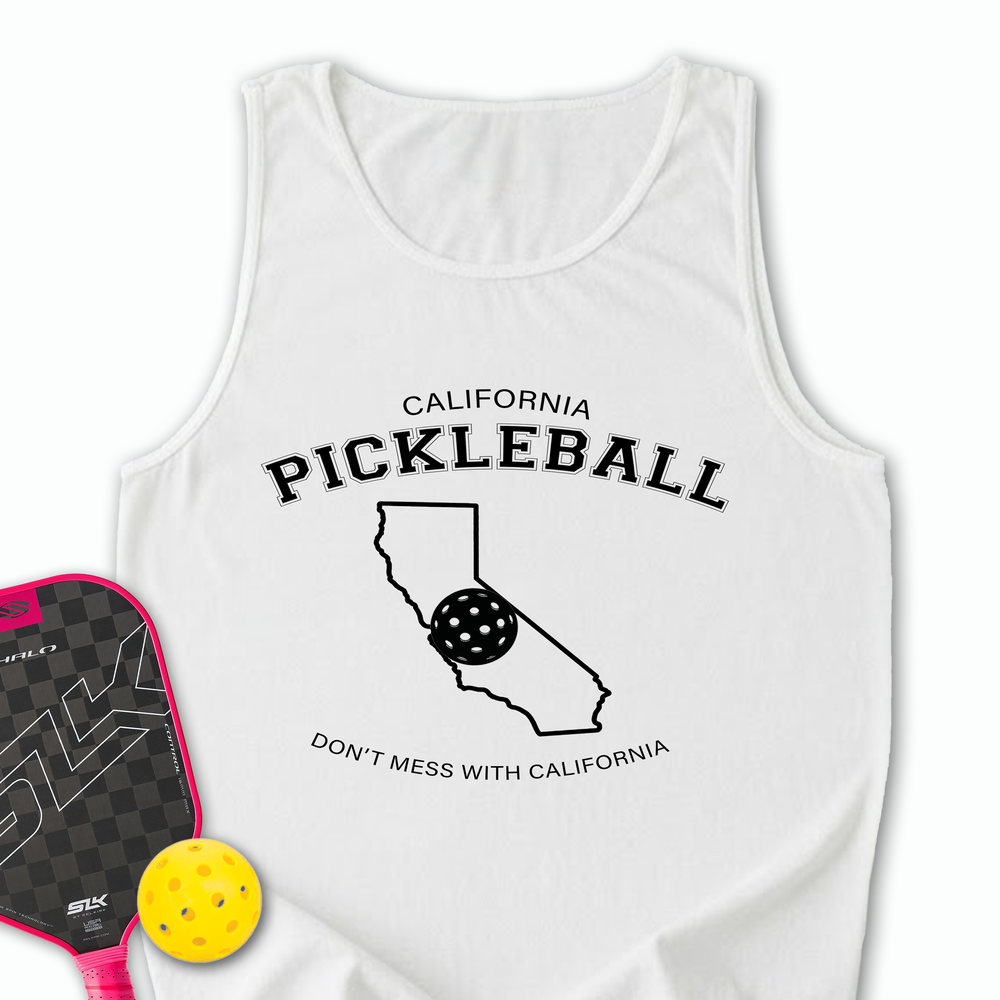Don't Mess With California Pickleball Tank Top - Picklechillz