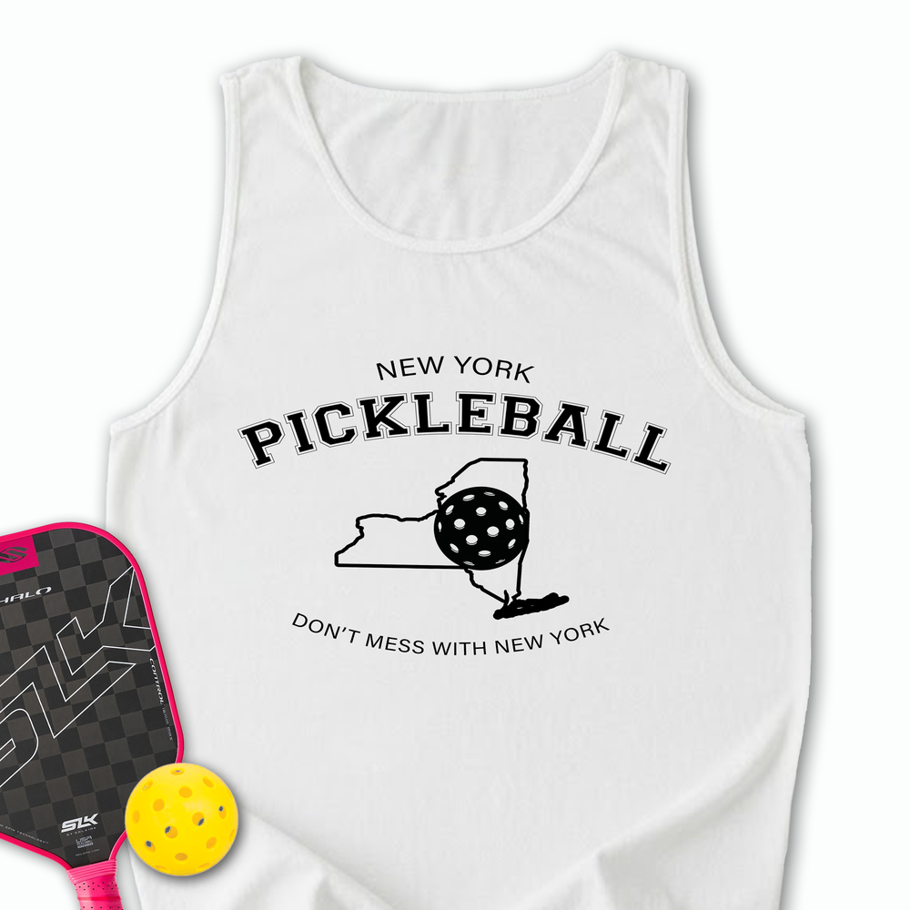 Don't Mess With New York Pickleball Tank Top - Picklechillz