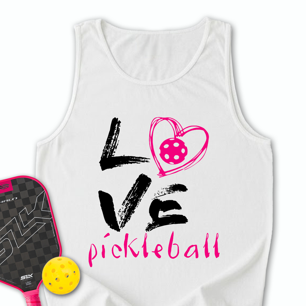 I Love Pickleball Tank Top - Picklechillz