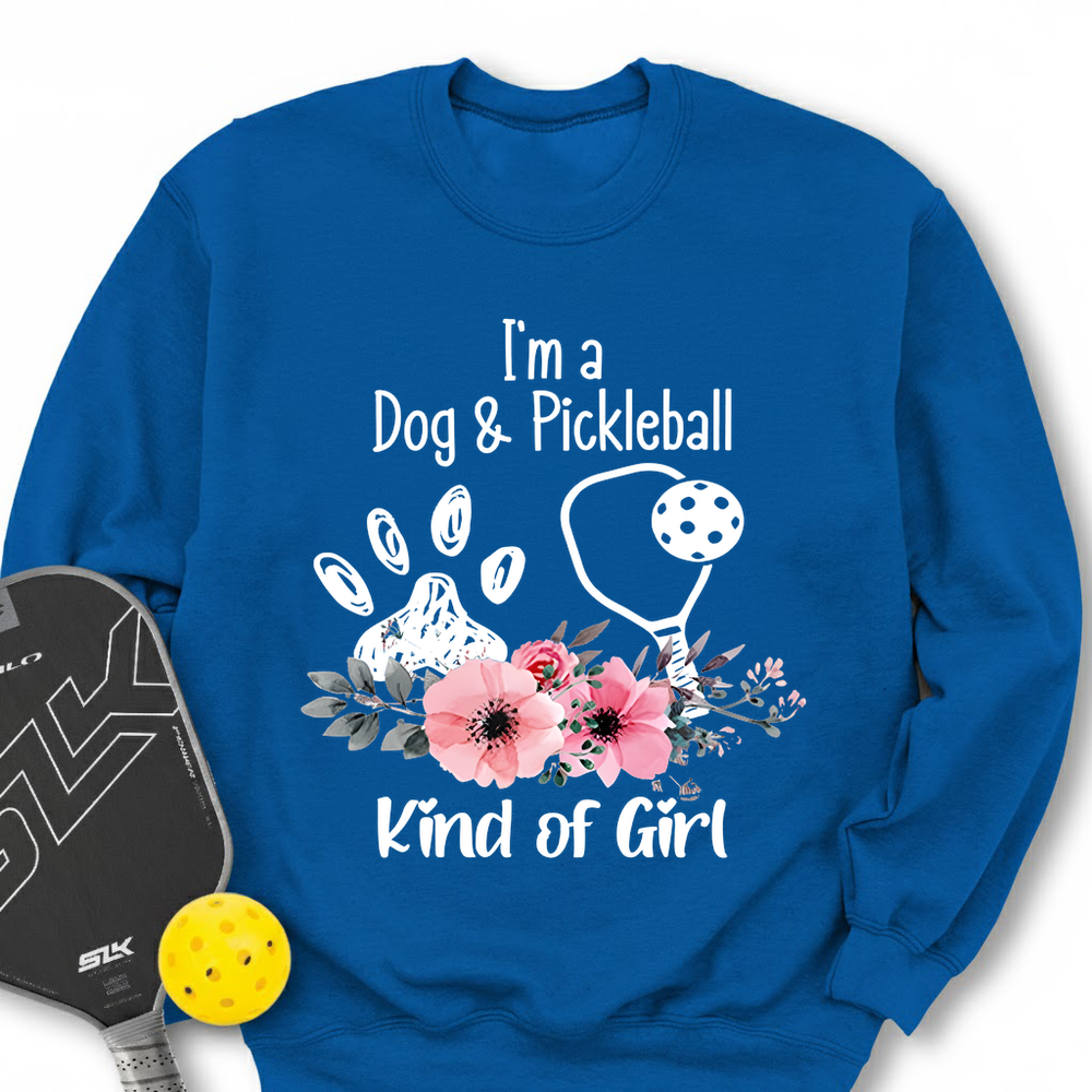 Dog Lover Pickleball Player Sweatshirt - Picklechillz