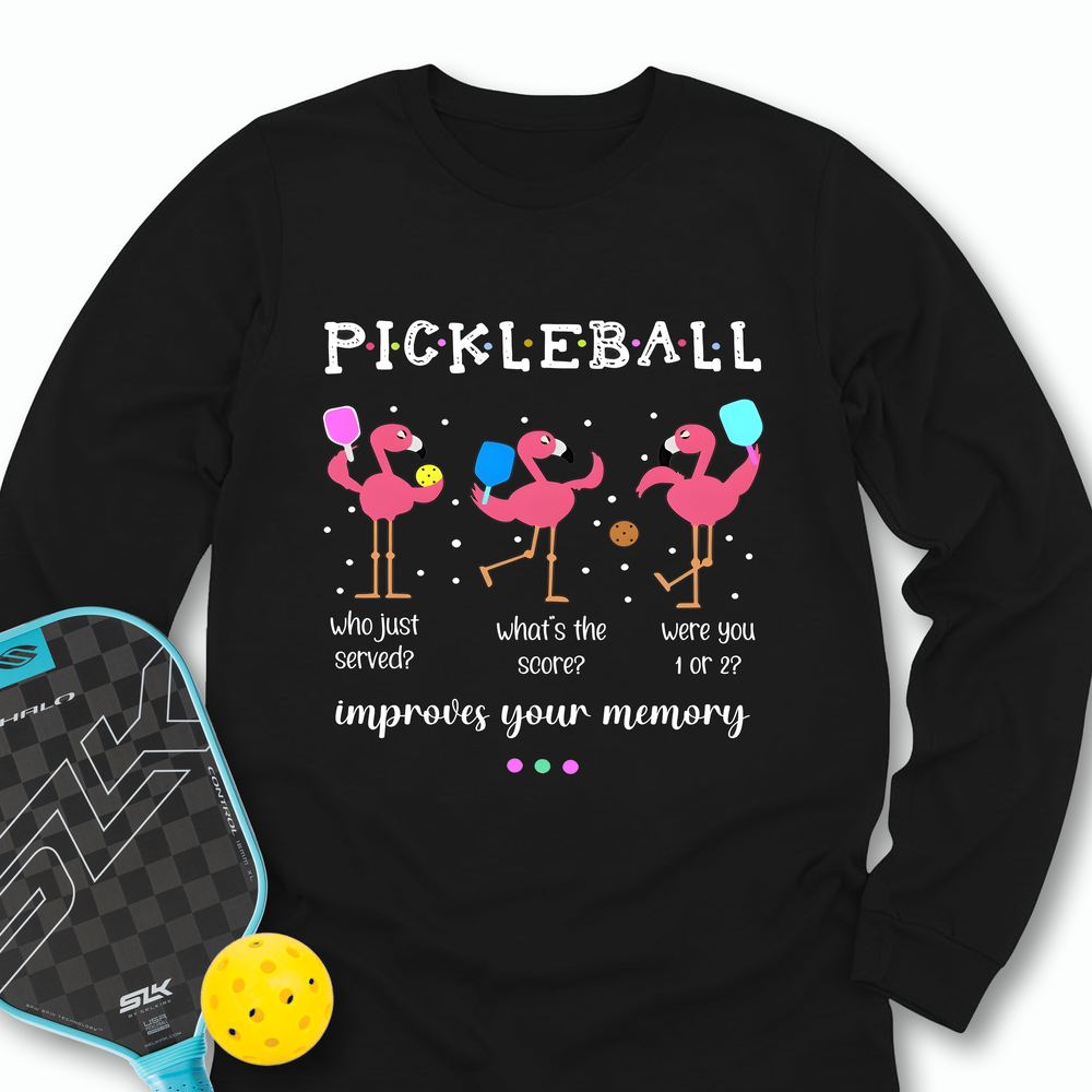 Pickleball Who Just Served? What's The Score? Long Sleeve - Picklechillz