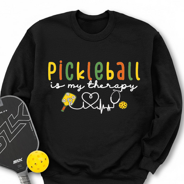 Pickleball Is My Therapy Cute Sweatshirt - Picklechillz