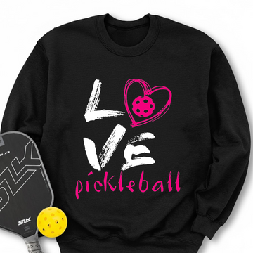 I Love Pickleball Sweatshirt - Picklechillz