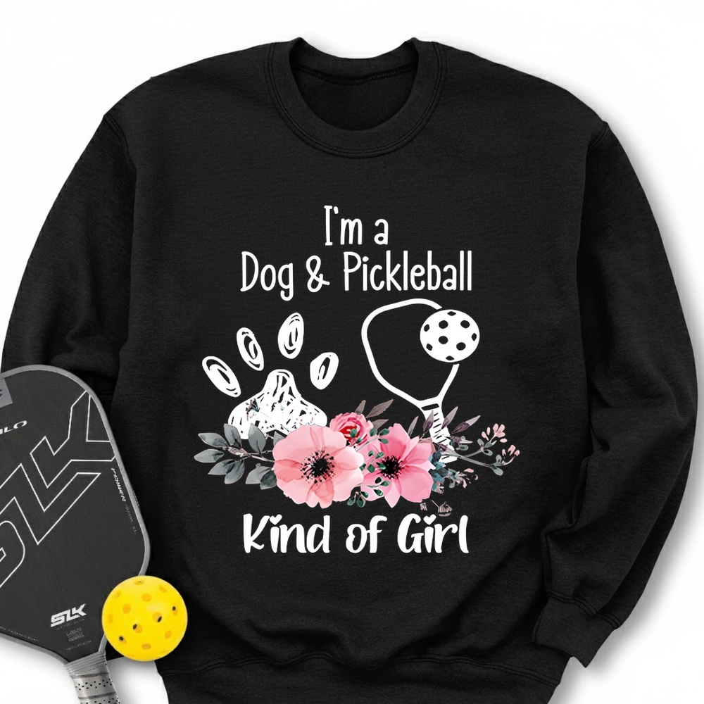 Dog Lover Pickleball Player Sweatshirt - Picklechillz