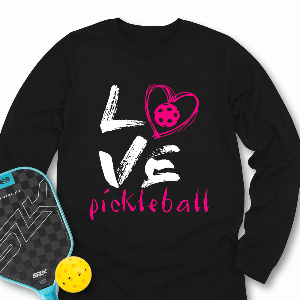 I Love Pickleball Long Sleeve - Picklechillz