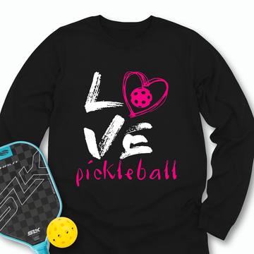 I Love Pickleball Long Sleeve - Picklechillz