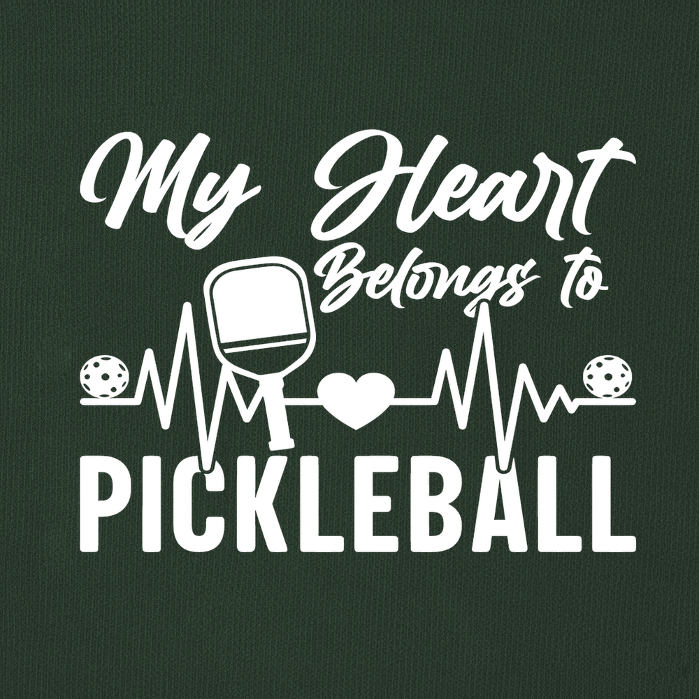 My Hearts Belongs To Pickleball Sweatshirt - Picklechillz
