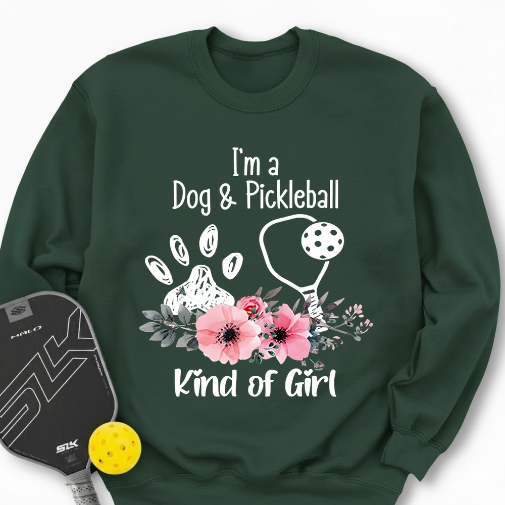 Dog Lover Pickleball Player Sweatshirt - Picklechillz