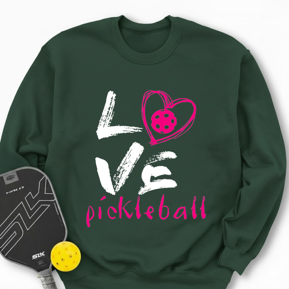 I Love Pickleball Sweatshirt - Picklechillz