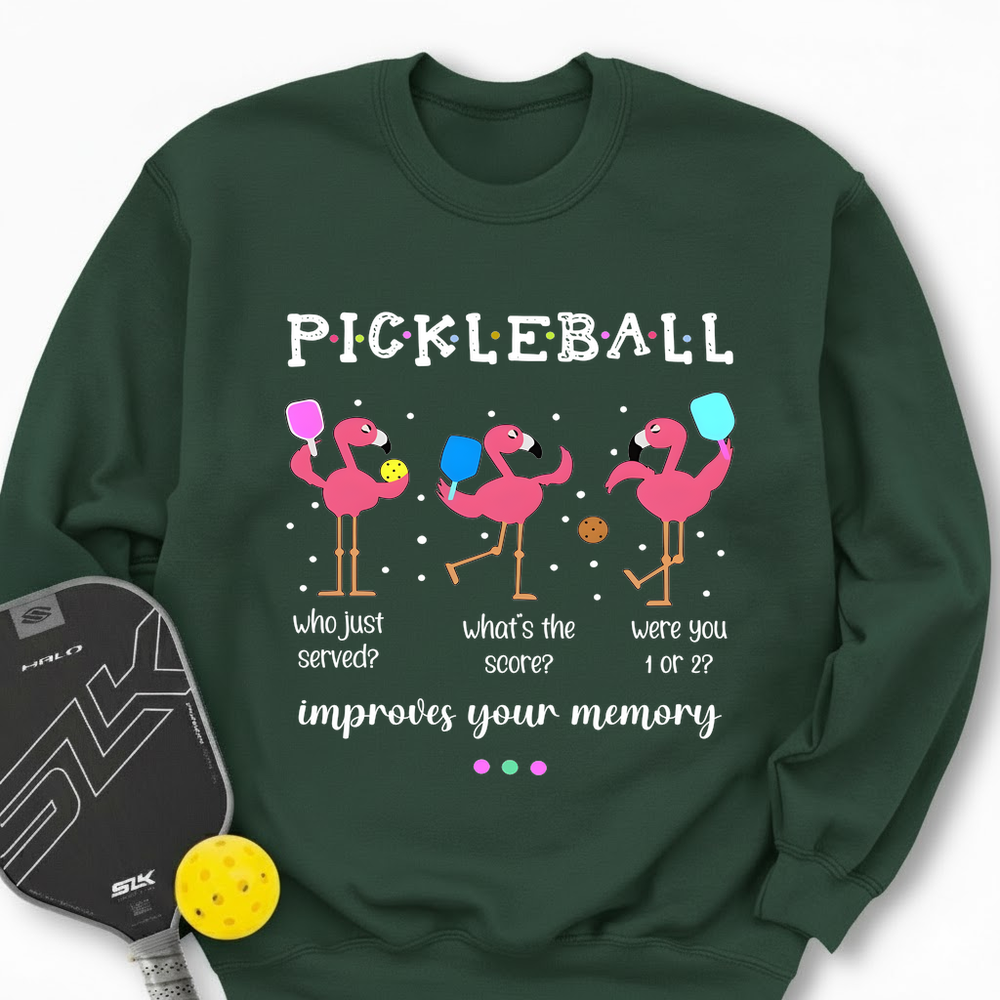 Pickleball Who Just Served? What's The Score? Sweatshirt - Picklechillz
