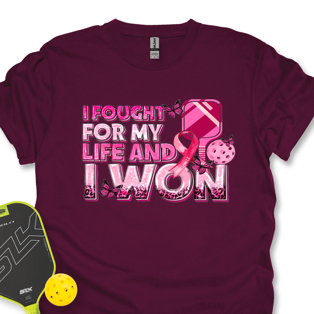 I Fought For My Life And I Won Unisex T-Shirt - Picklechillz