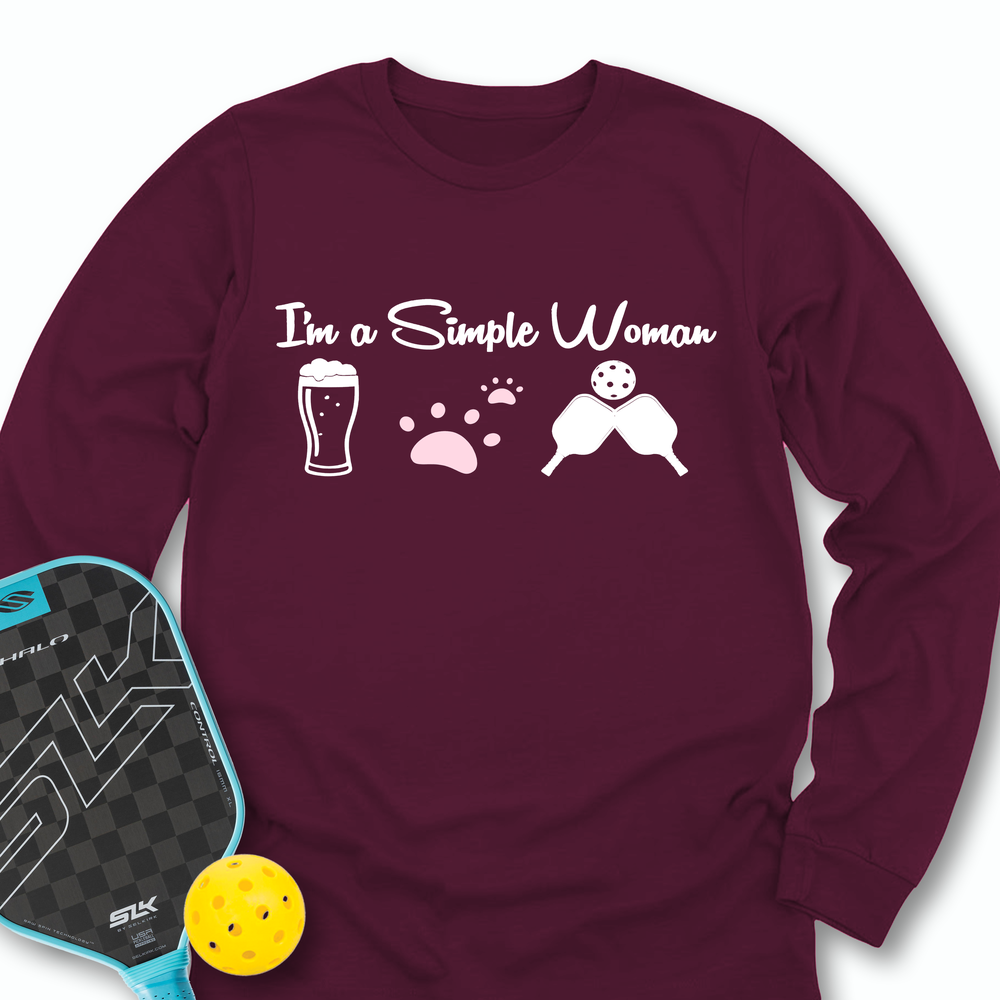 Cat Beer Pickleball Long Sleeve - Picklechillz