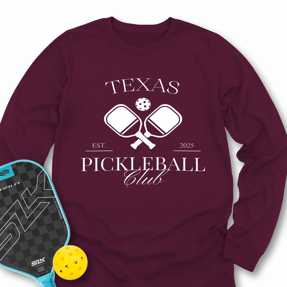 Texas Pickleball Club Long Sleeve - Picklechillz