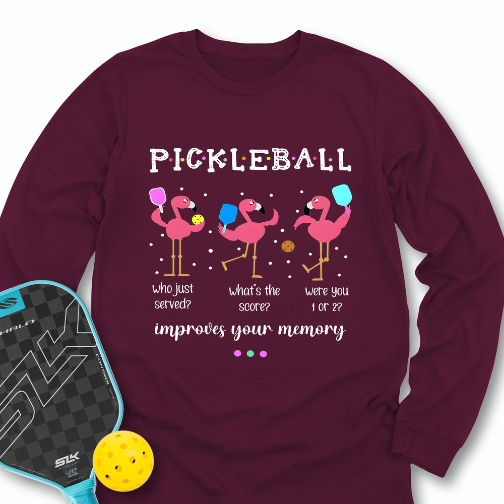 Pickleball Who Just Served? What's The Score? Long Sleeve - Picklechillz