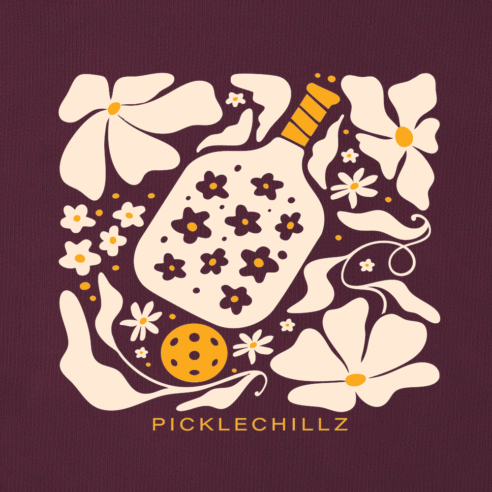 Boho Flower Pickleball v2 Sweatshirt - Picklechillz