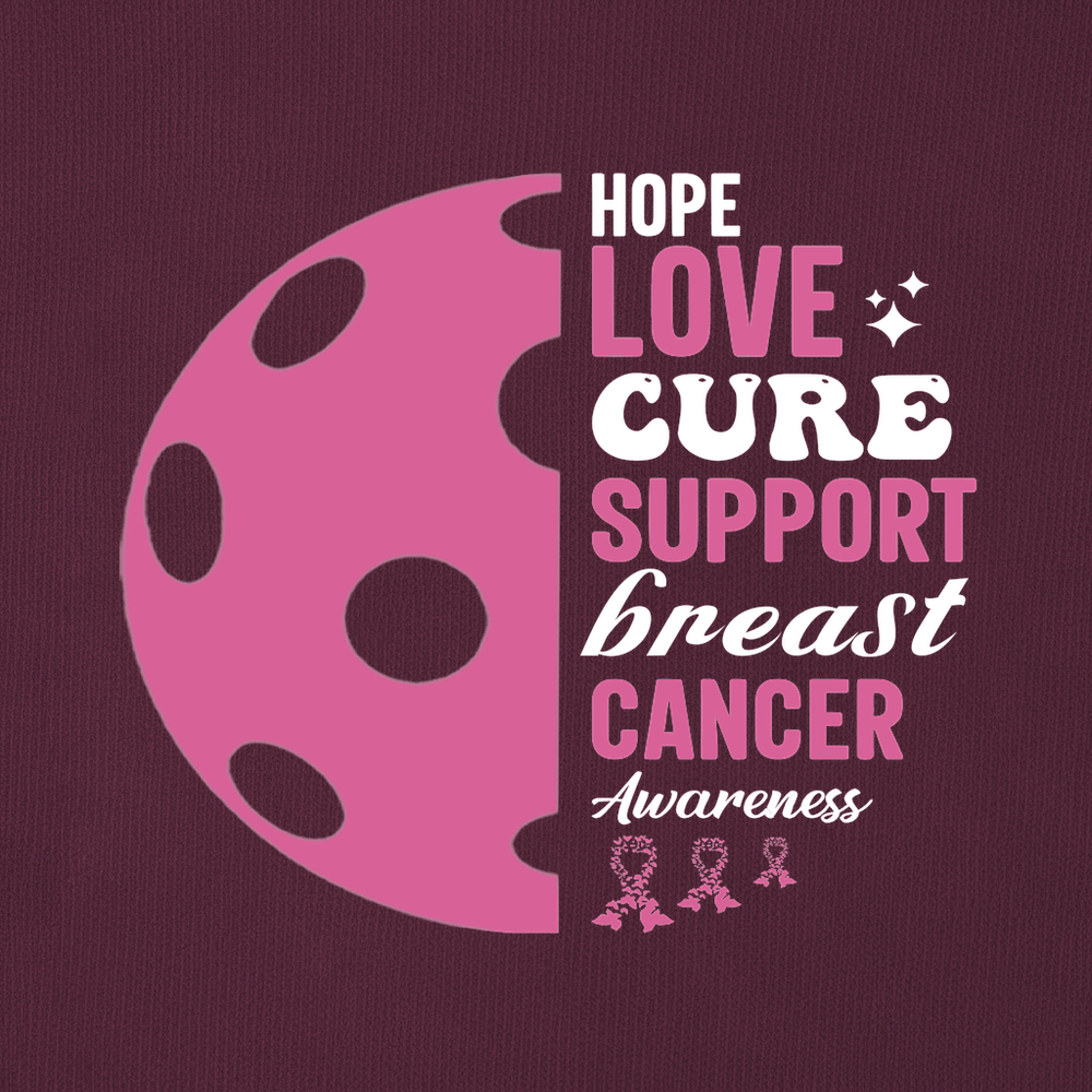 Hope Love Cure Support Breast Cancer Awareness Sweatshirt - Picklechillz