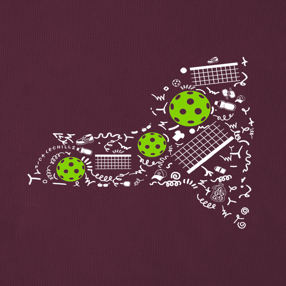 New York Pickleball Map Sweatshirt - Picklechillz