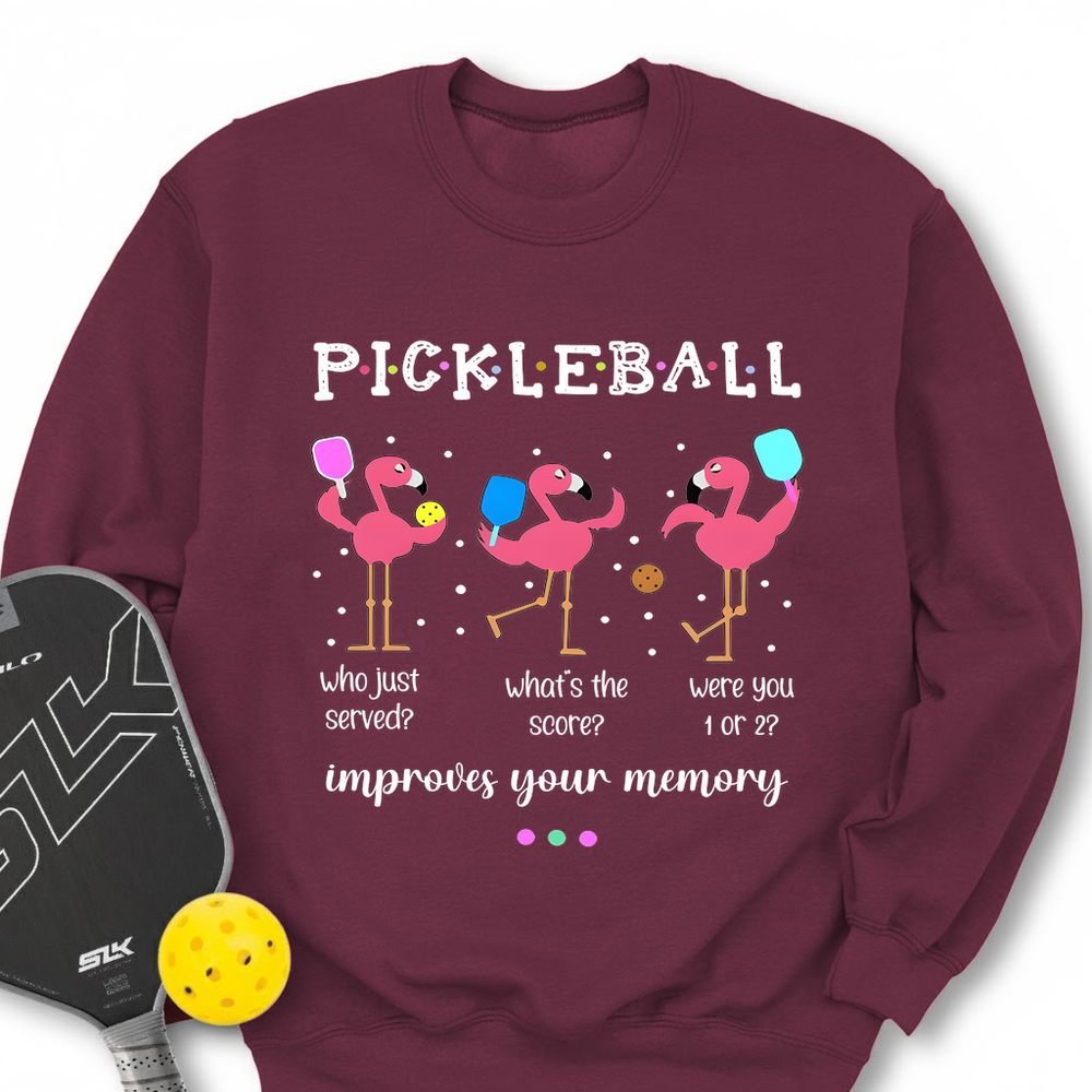 Pickleball Who Just Served? What's The Score? Sweatshirt - Picklechillz