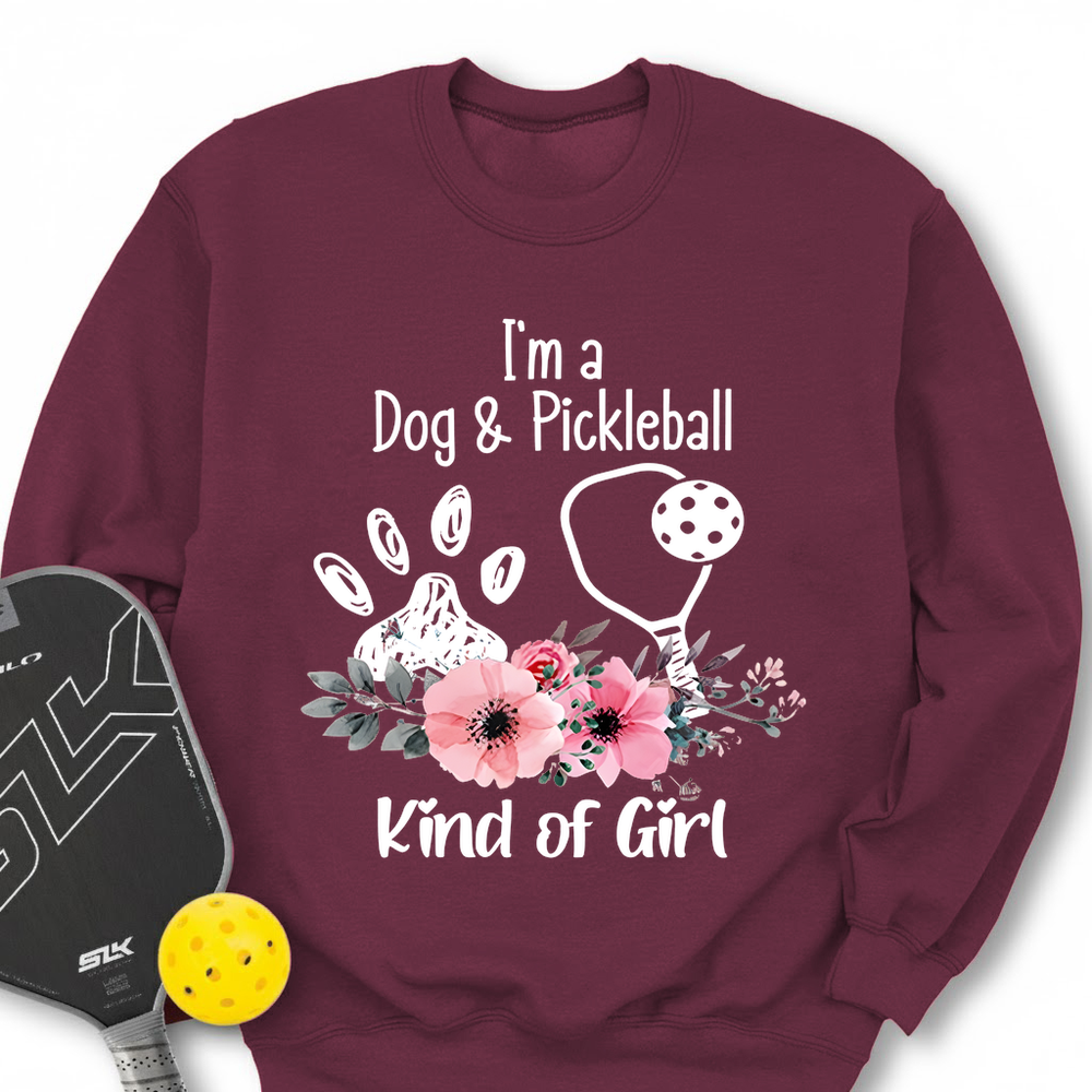 Dog Lover Pickleball Player Sweatshirt - Picklechillz