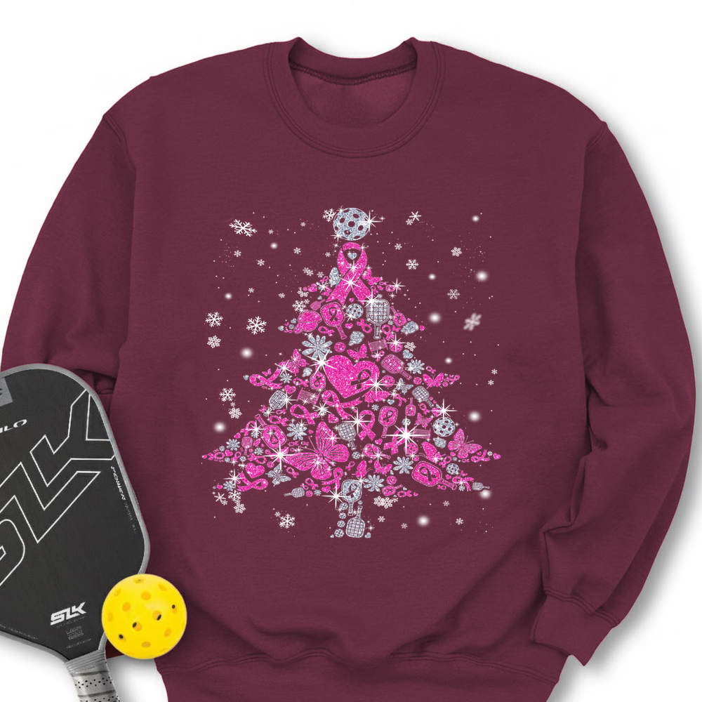 Pickleball Breast Cancer Awareness Sweatshirt - Picklechillz