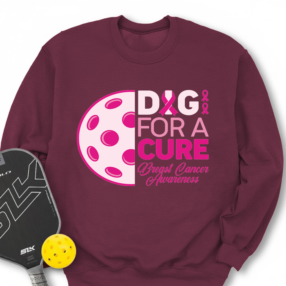 Dig For A Cure Sweatshirt - Picklechillz