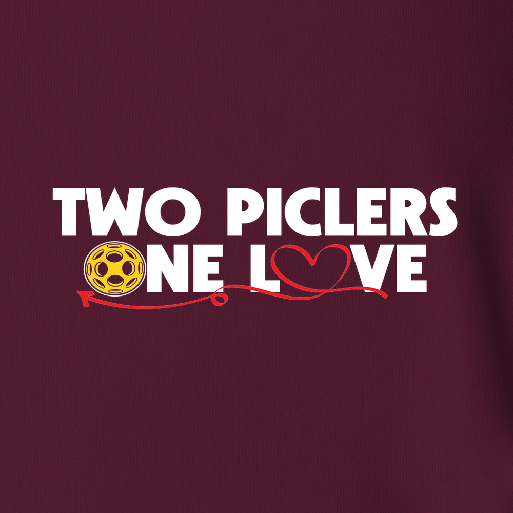 Two Picklers, One Love for Her Unisex T-Shirt - Picklechillz
